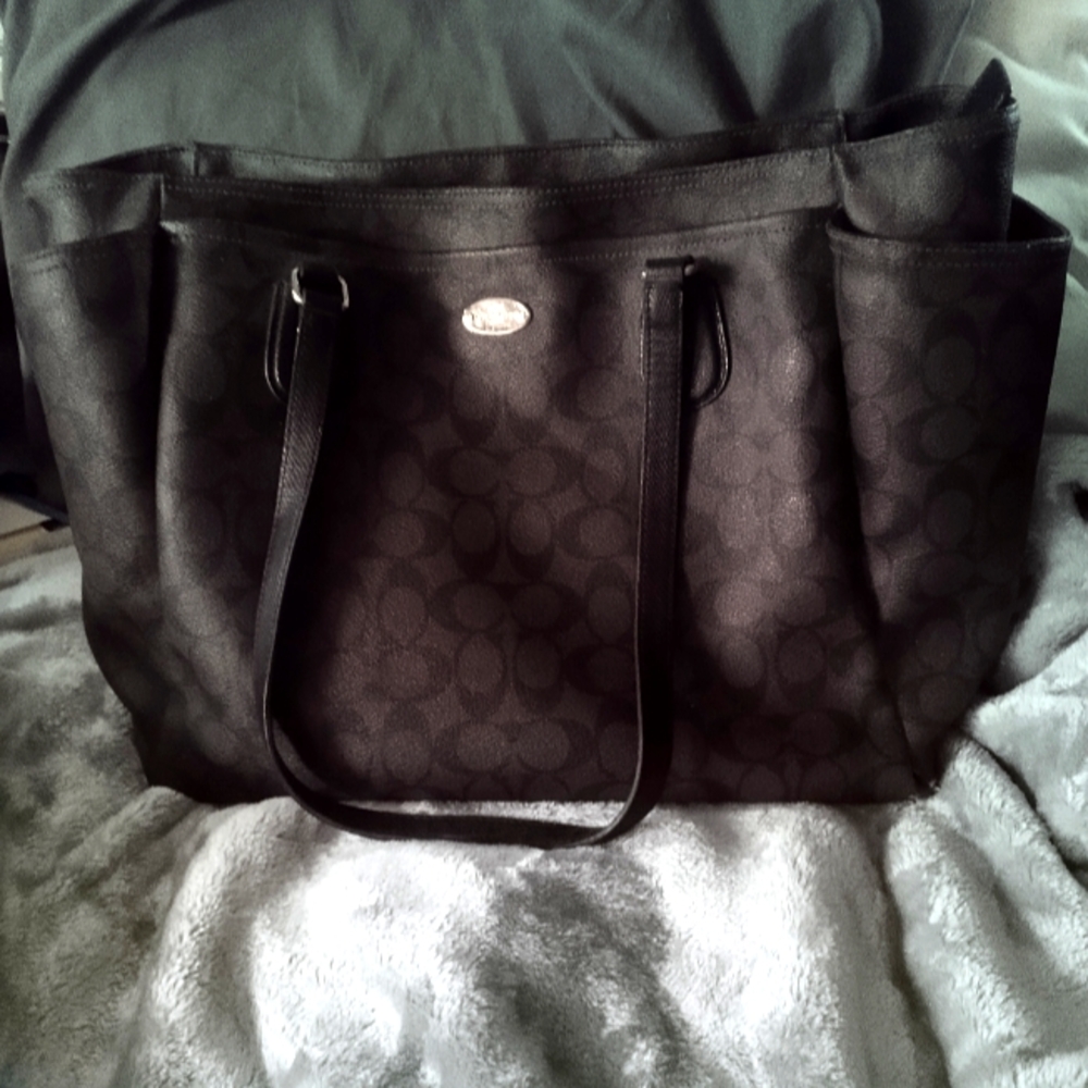 Authentic Coach diaper bag